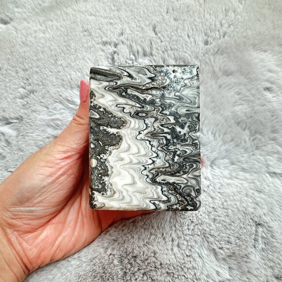 New Beautiful Onyx Candle Holder - Picture 1 of 7